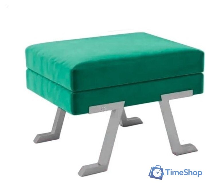 Банкетка Hype Mebel Битл (белый/зеленый) - Изображение №1 — Интернет-магазин Time-Shop