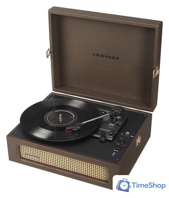 Виниловый проигрыватель Crosley Voyager Cocoa - Изображение №2 — Интернет-магазин Time-Shop