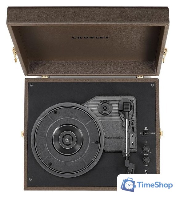 Виниловый проигрыватель Crosley Voyager Cocoa - Изображение №4 — Интернет-магазин Time-Shop