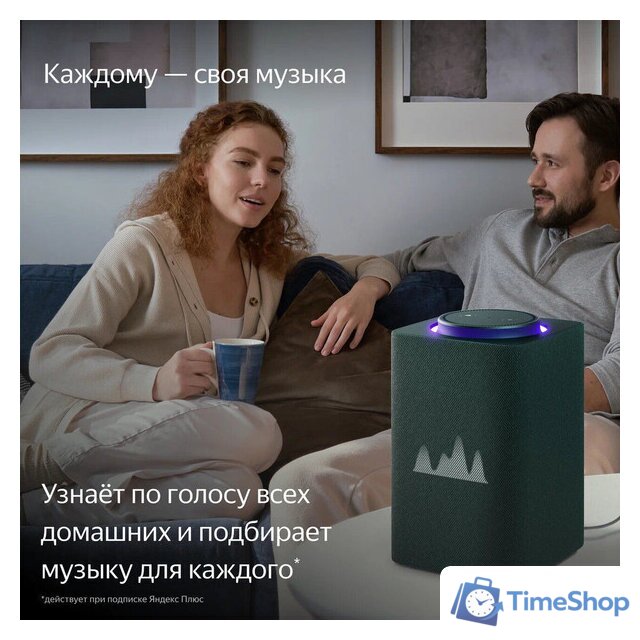 Умная колонка Яндекс Станция Макс (с хабом умного дома Zigbee, зеленый) - Изображение №8 — Интернет-магазин Time-Shop