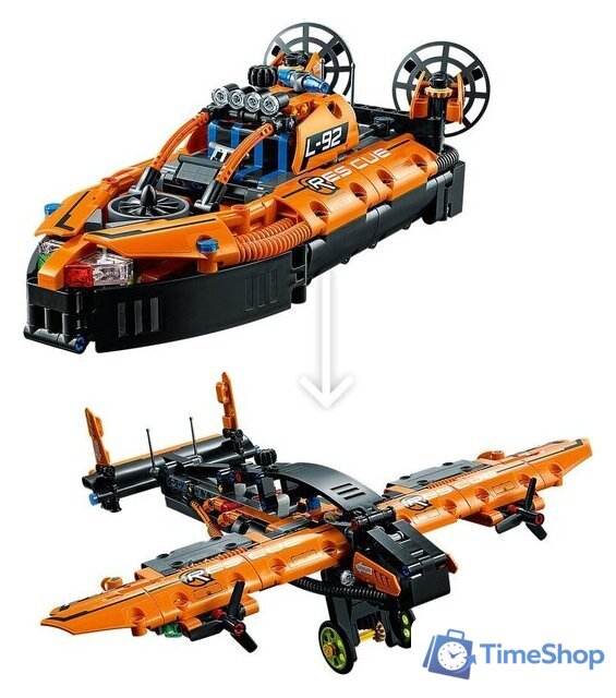 Конструктор LEGO Technic 42120 Спасательное судно на воздушной подушке - Изображение №7 — Интернет-магазин Time-Shop
