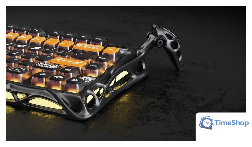 Клавиатура Gravastar Mercury K1 Pro CyberFlare (GravaStar x Kailh Speedy Mint) - Изображение №7 — Интернет-магазин Time-Shop