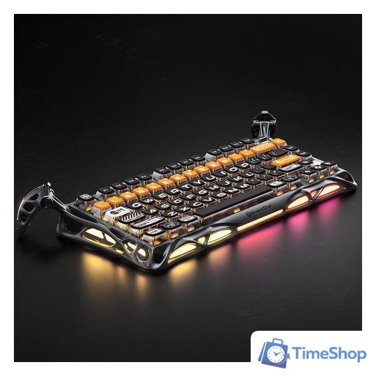 Клавиатура Gravastar Mercury K1 Pro CyberFlare (GravaStar x Kailh Speedy Mint) - Изображение №2 — Интернет-магазин Time-Shop