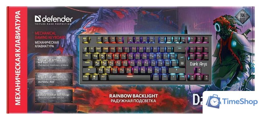 Клавиатура Defender Dark Arts GK-375 RU - Изображение №7 — Интернет-магазин Time-Shop