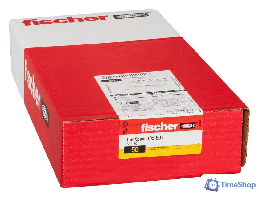 Дюбель фасадный Fischer DuoXpand 10x180 T 562160 (50 шт) - Изображение №2 — Интернет-магазин Time-Shop