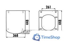 Сиденье для унитаза Creavit Elegant KC1103.01.0000E - Изображение №2 — Интернет-магазин Time-Shop