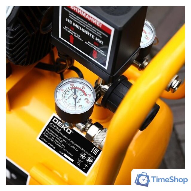 Компрессор Deko AC24-180/8 083-3011 - Изображение №10 — Интернет-магазин Time-Shop
