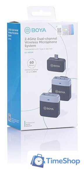 Радиосистема BOYA BY-M1V4 - Изображение №5 — Интернет-магазин Time-Shop