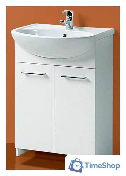  Акваль Тумба с умывальником Карина ЕК.60.00.60.N + Палермо 60 - Изображение №1 — Интернет-магазин Time-Shop