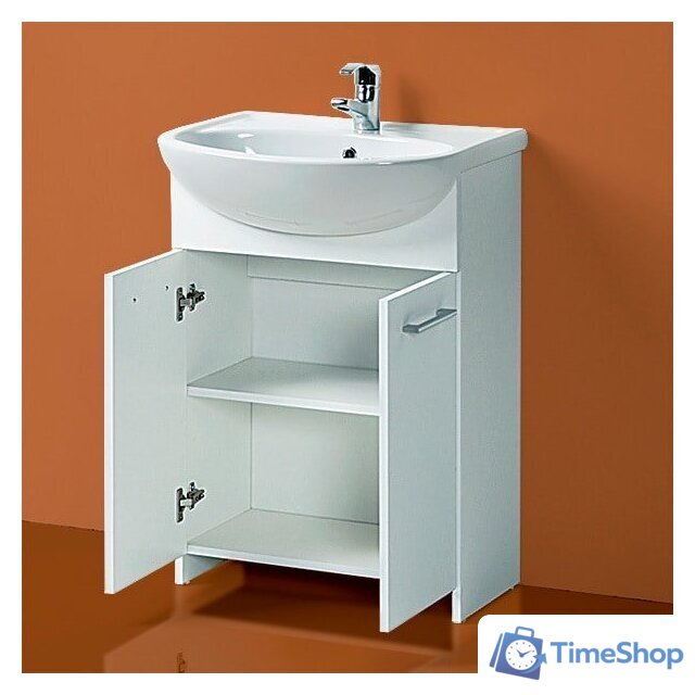  Акваль Тумба с умывальником Карина ЕК.60.00.60.N + Палермо 60 - Изображение №2 — Интернет-магазин Time-Shop