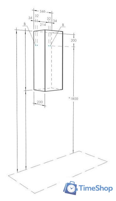  Акватон Шкаф для ванной Асти 1A262903AX010 - Изображение №4 — Интернет-магазин Time-Shop