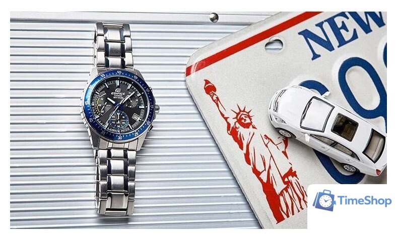 Наручные часы Casio Edifice EFV-540D-1A2 - Изображение №6 — Интернет-магазин Time-Shop