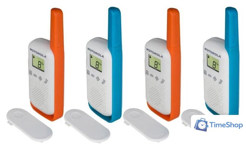 Портативная радиостанция Motorola Talkabout T42 Quad Pack - Изображение №1 — Интернет-магазин Time-Shop