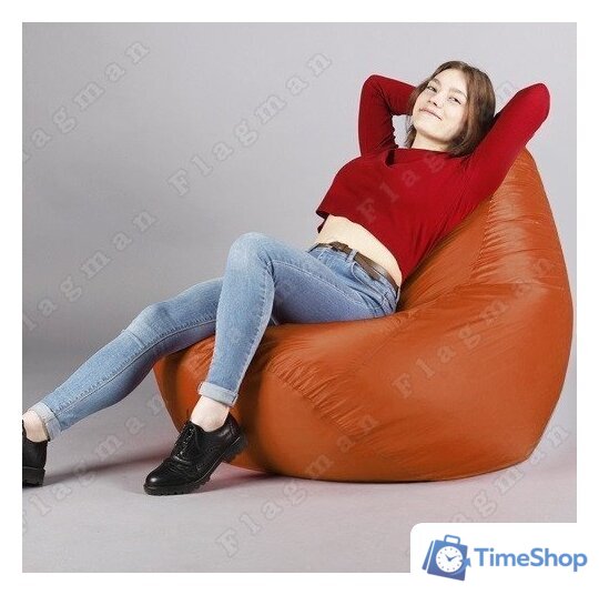 Кресло-мешок Flagman Груша Макси Г2.1-10 (оранжевый) - Изображение №13 — Интернет-магазин Time-Shop