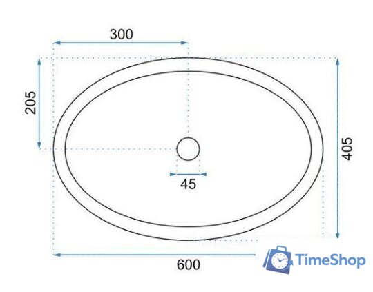 Умывальник Rea Melania U0656 - Изображение №2 — Интернет-магазин Time-Shop