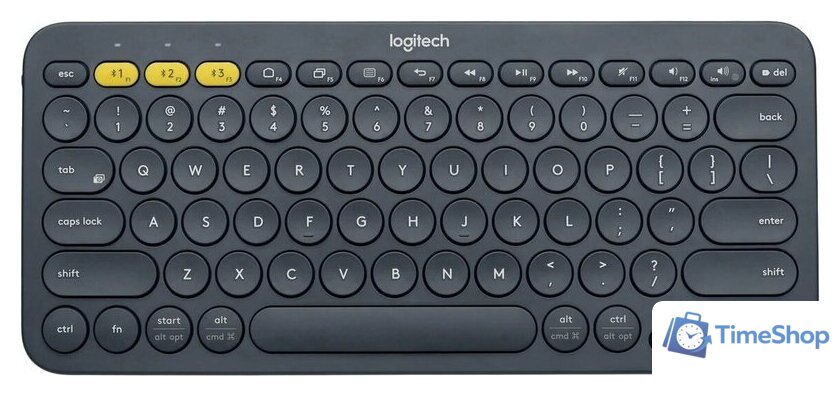 Клавиатура Logitech Multi-Device K380 Bluetooth 920-007590 (черный, нет кириллицы) - Изображение №1 — Интернет-магазин Time-Shop