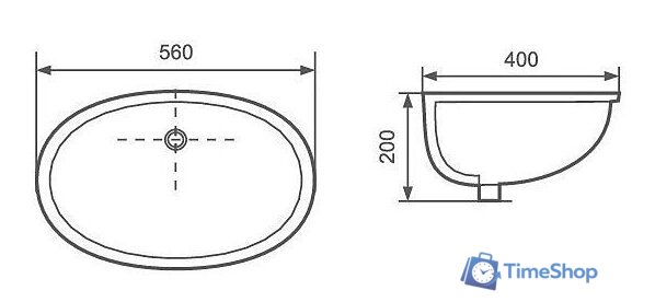 Умывальник Aquatek AQ8091-00 - Изображение №2 — Интернет-магазин Time-Shop