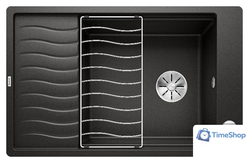 Кухонная мойка Blanco Elon XL 6 S-F 525884 (черный) - Изображение №1 — Интернет-магазин Time-Shop