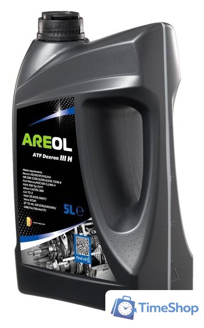 Трансмиссионное масло Areol ATF Dexron III-H 5л - Изображение №2 — Интернет-магазин Time-Shop