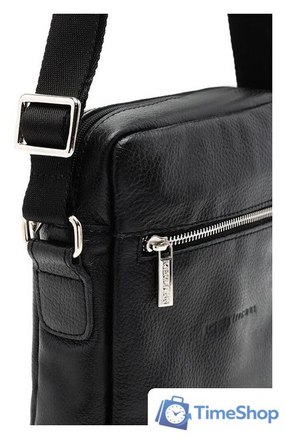 Мужская сумка Igermann Saddie А5 962 20С962КЧ6 (черный) - Изображение №2 — Интернет-магазин Time-Shop