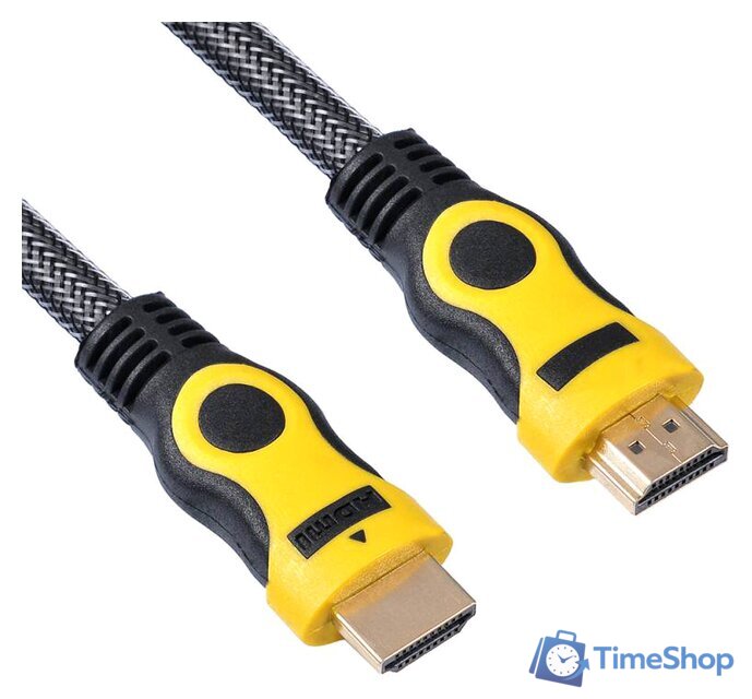 Кабель Buro HDMI 19M-19M Braid - Изображение №2 — Интернет-магазин Time-Shop