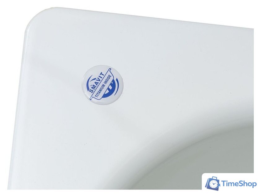 Ванна Smavit Cassia Titanium Inside 160x70 (с шумоизоляцией и ножками Etalon) - Изображение №3 — Интернет-магазин Time-Shop