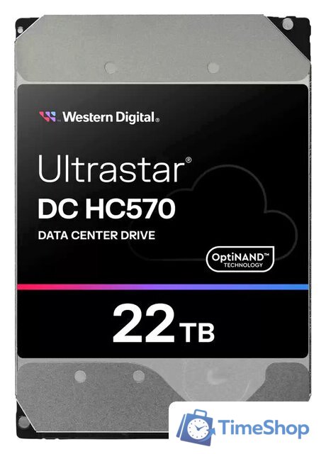 Жесткий диск WD Ultrastar DC HC570 22TB WUH722222ALE6L4 - Изображение №1 — Интернет-магазин Time-Shop