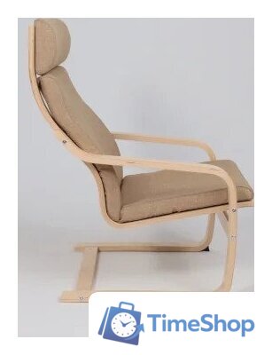 Интерьерное кресло AksHome Relax (ткань, бежевый 864-9) - Изображение №4 — Интернет-магазин Time-Shop