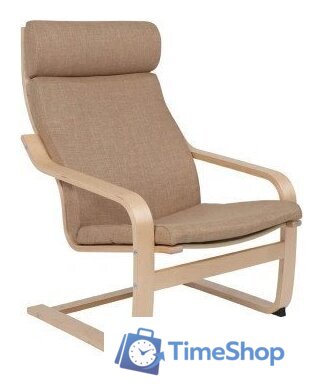 Интерьерное кресло AksHome Relax (ткань, бежевый 864-9) - Изображение №1 — Интернет-магазин Time-Shop