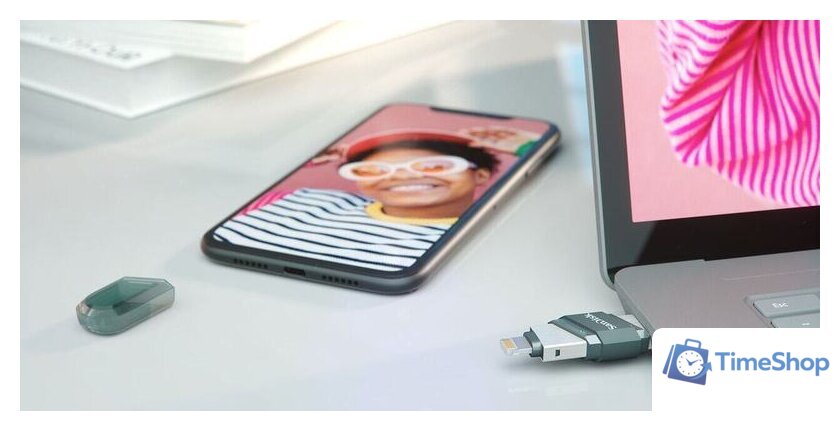 USB Flash SanDisk iXpand Flip 256GB - Изображение №11 — Интернет-магазин Time-Shop