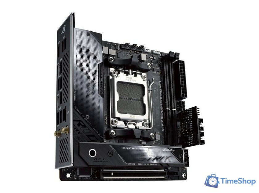 Материнская плата ASUS ROG Strix X670E-I Gaming WiFi - Изображение №2 — Интернет-магазин Time-Shop