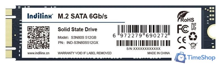 SSD Indilinx S3N80S 512GB IND-S3N80S512GX - Изображение №1 — Интернет-магазин Time-Shop