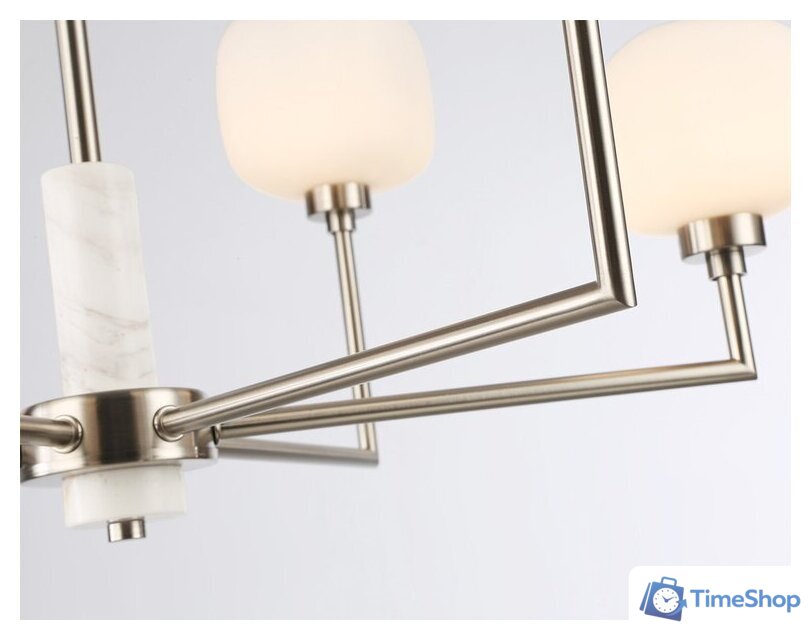 Подвесная люстра Ambrella light LH53001/6 SN/FR (сатин никель/белый матовый) - Изображение №7 — Интернет-магазин Time-Shop