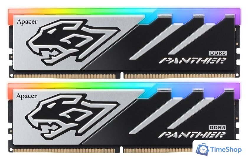 Оперативная память Apacer Panther RGB 2x32ГБ DDR5 6000 МГц AH5U64G60C6229BAA-2 - Изображение №1 — Интернет-магазин Time-Shop