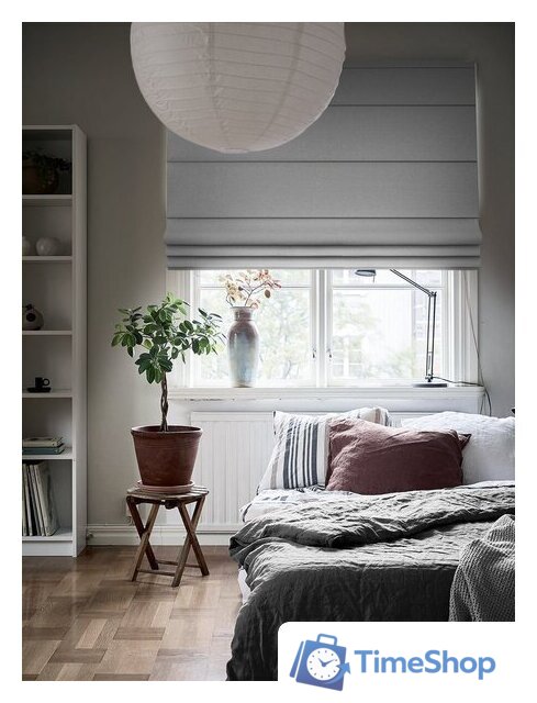 Римская штора Эскар Blackout 180x190 660660180190 (серый) - Изображение №3 — Интернет-магазин Time-Shop