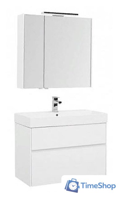  Aquanet Тумба под умывальник Бруклин 85 203960 - Изображение №2 — Интернет-магазин Time-Shop