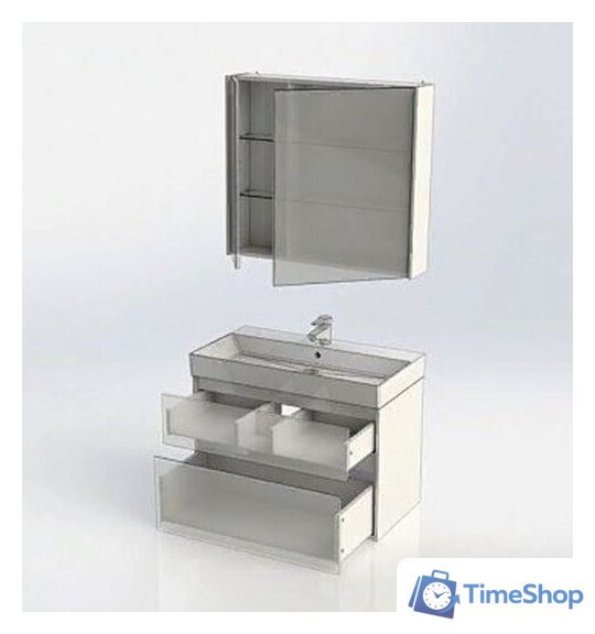  Aquanet Тумба под умывальник Бруклин 85 203960 - Изображение №3 — Интернет-магазин Time-Shop