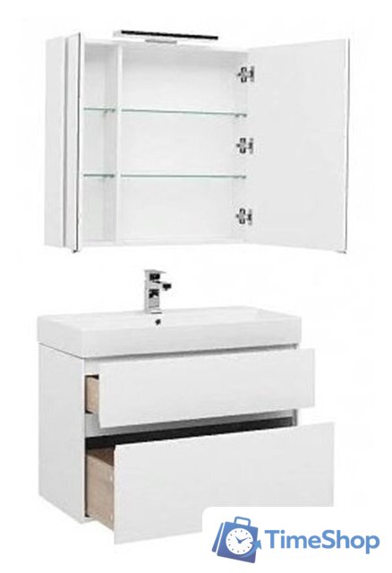  Aquanet Тумба под умывальник Бруклин 85 203960 - Изображение №4 — Интернет-магазин Time-Shop