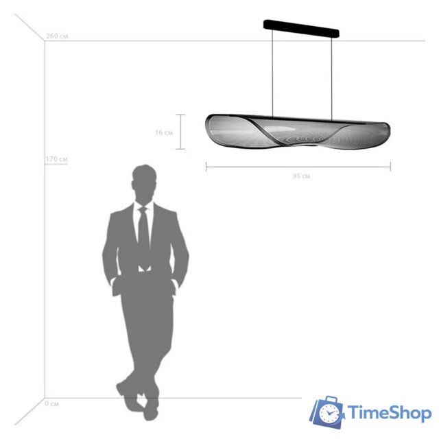 Припотолочная люстра Lightstar Varese 731413 - Изображение №5 — Интернет-магазин Time-Shop