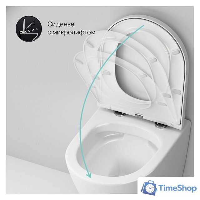 Унитаз подвесной AM.PM Sense C741701SC - Изображение №9 — Интернет-магазин Time-Shop