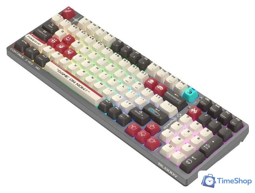 Клавиатура A4Tech Bloody WS98 Pixels Red (Bloody BLMS Red Plus) - Изображение №4 — Интернет-магазин Time-Shop