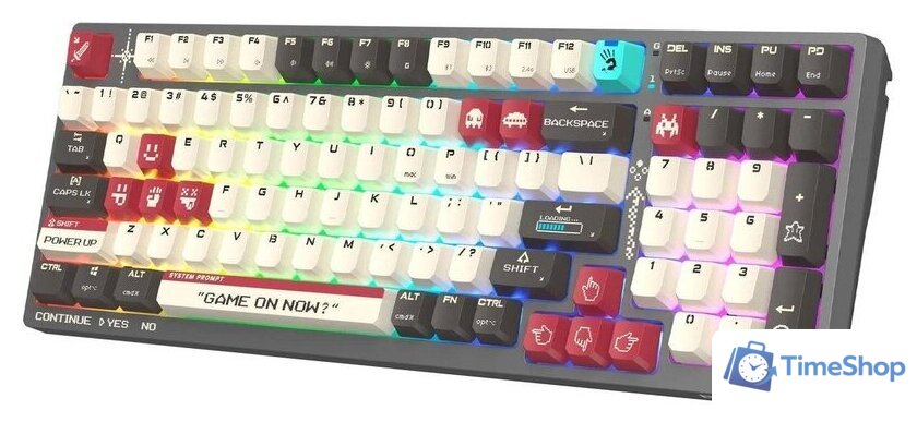 Клавиатура A4Tech Bloody WS98 Pixels Red (Bloody BLMS Red Plus) - Изображение №6 — Интернет-магазин Time-Shop