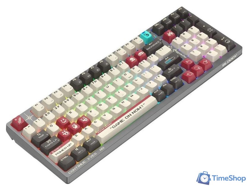 Клавиатура A4Tech Bloody WS98 Pixels Red (Bloody BLMS Red Plus) - Изображение №2 — Интернет-магазин Time-Shop