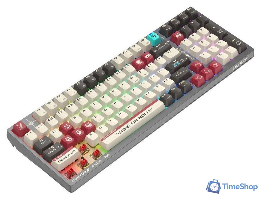 Клавиатура A4Tech Bloody WS98 Pixels Red (Bloody BLMS Red Plus) - Изображение №3 — Интернет-магазин Time-Shop