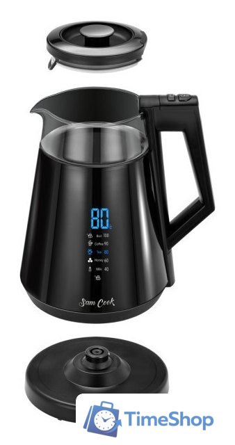 Электрический чайник Sam Cook PSC-111/B - Изображение №2 — Интернет-магазин Time-Shop