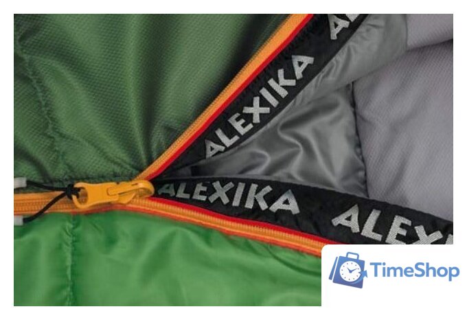 Спальный мешок AlexikA Mountain (зеленый, молния справа) - Изображение №10 — Интернет-магазин Time-Shop
