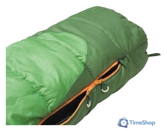 Спальный мешок AlexikA Mountain (зеленый, молния справа) - Изображение №8 — Интернет-магазин Time-Shop