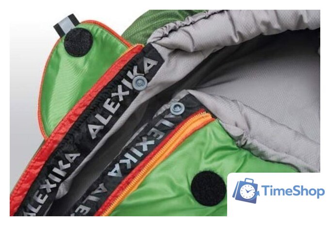 Спальный мешок AlexikA Mountain (зеленый, молния справа) - Изображение №7 — Интернет-магазин Time-Shop