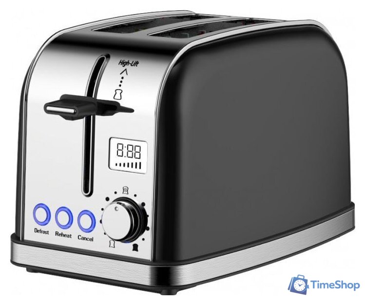 Тостер MAUNFELD MF-821BK - Изображение №1 — Интернет-магазин Time-Shop