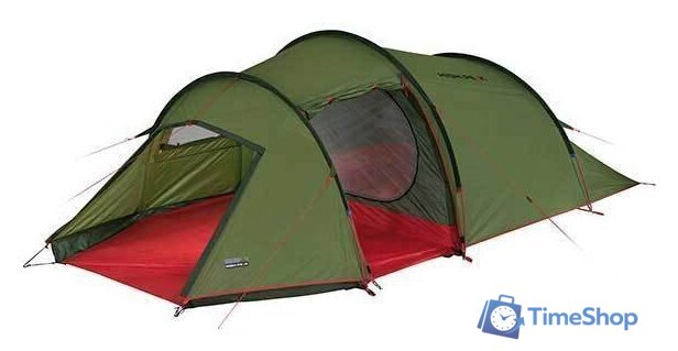 Треккинговая палатка High Peak Falcon 3 LW (Pesto/красный) - Изображение №1 — Интернет-магазин Time-Shop